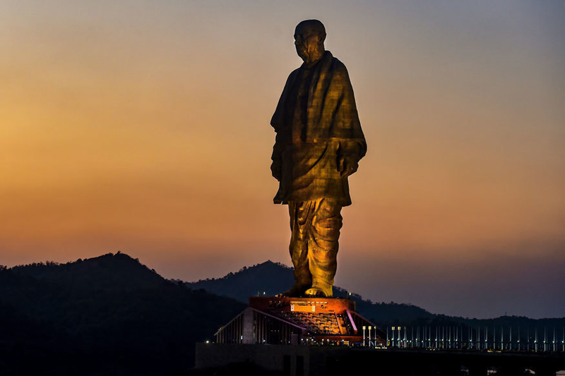 Illustration for article titled Statue Of Unity | The World’s Tallest Statue, 182 Metres